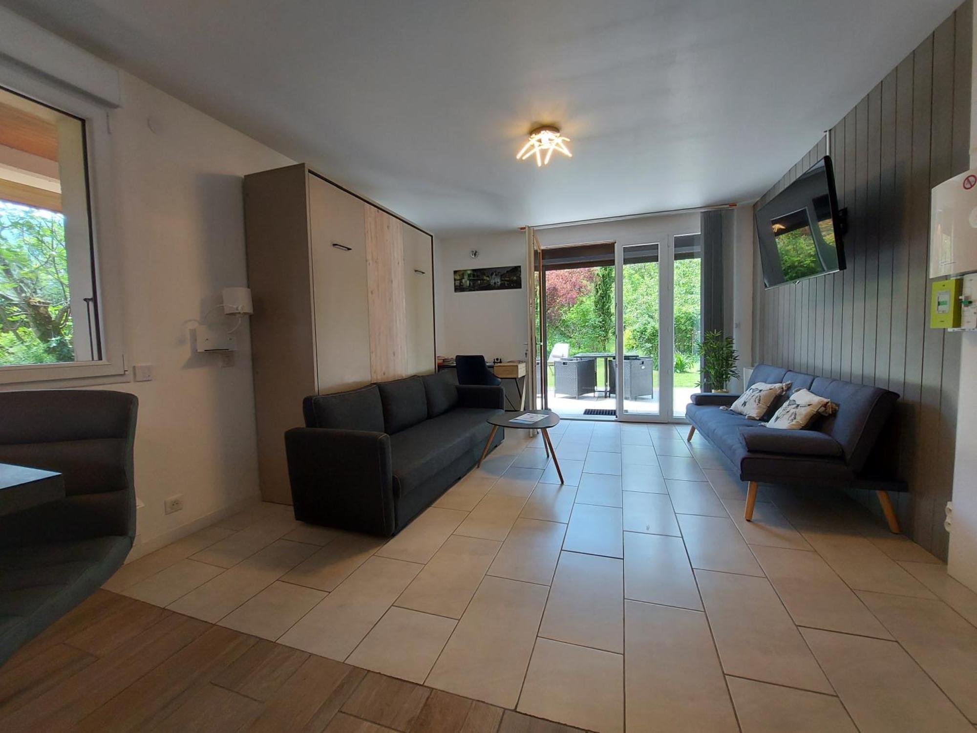סנט-ז'וריו Rare, Cosy Studio Terrasse Au Coeur De St-Jorioz מראה חיצוני תמונה